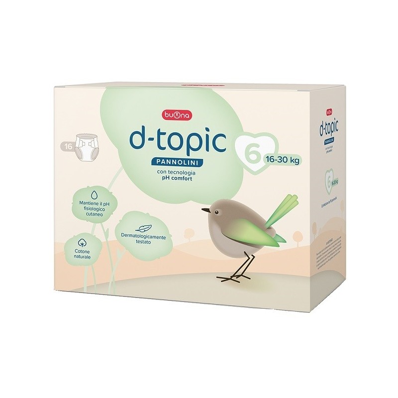D-topic pannolini taglia 6 16 pezzi