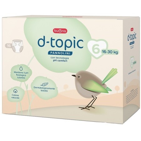 D-topic pannolini taglia 6 16 pezzi