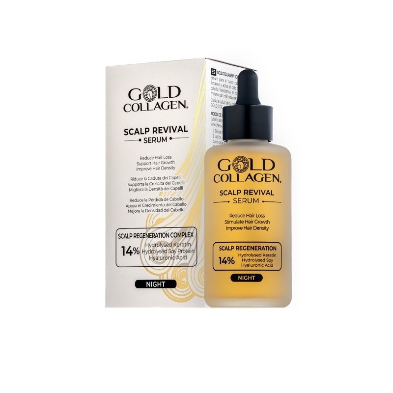 Gold collagen scalp revival serum 100 ml