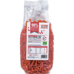 Fusilli di lenticchie rosse bio 250 g