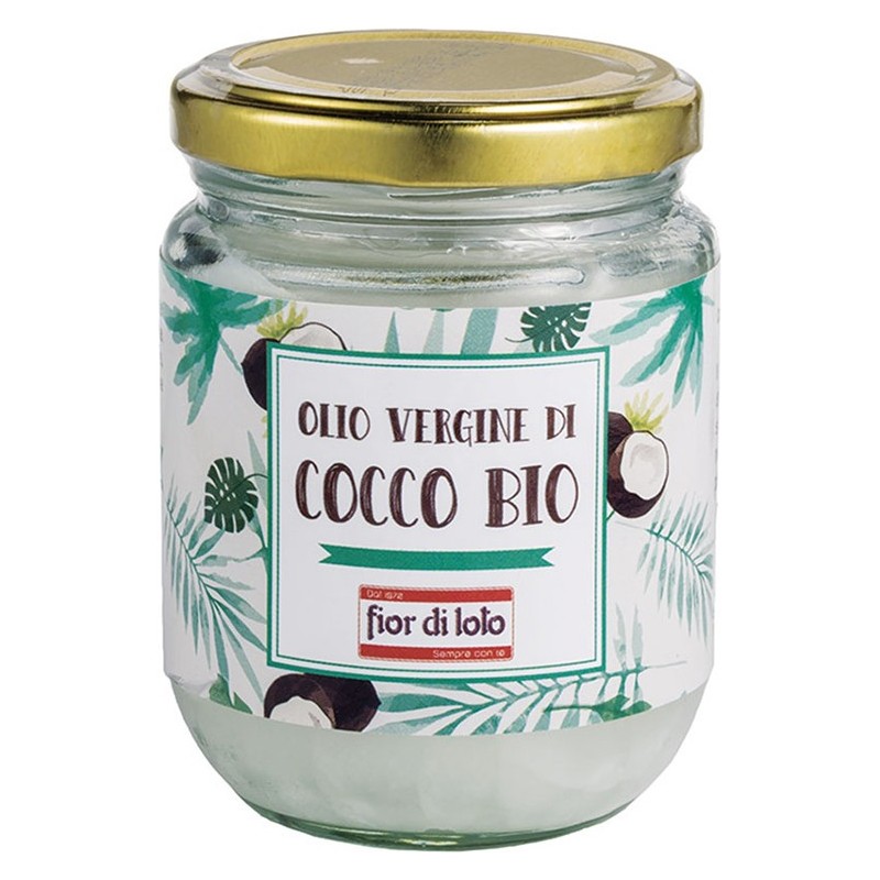 Fior di loto olio vergine di cocco bio 200 ml