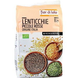 Lenticchie piccole rosse italia bio 400 g