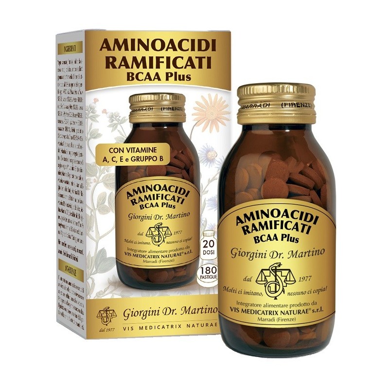 Aminoacidi ramificati bcaa plus 180 pastiglie