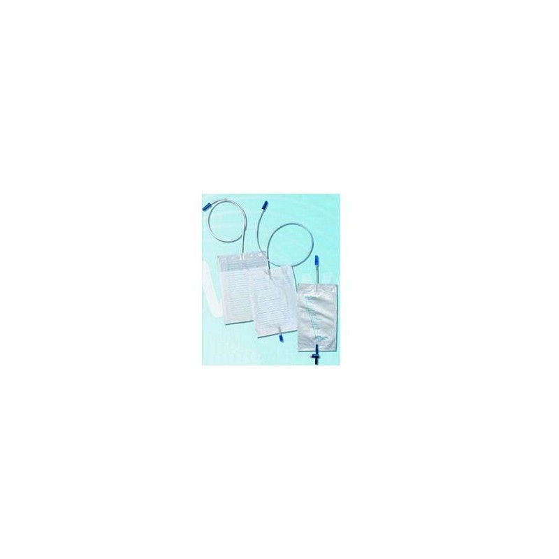 Sacca di drenaggio da letto per incontinenza con valvola dinon ritorno e rubinetto di scarico 2 lt tubo 130 cm 30 pezzi Sacca di drenaggio da letto per incontinenza con valvola dinon ritorno e rubinetto di scarico 2 lt tubo 130 cm 30 pezzi