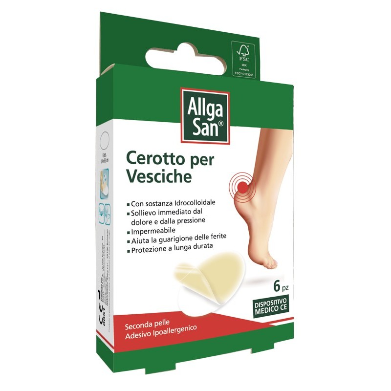 Cerotto vesciche allgasan 6 pezzi