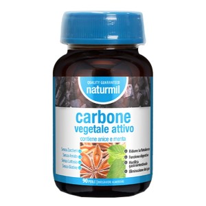 Naturmil carbone vegetale attivo 90 perle