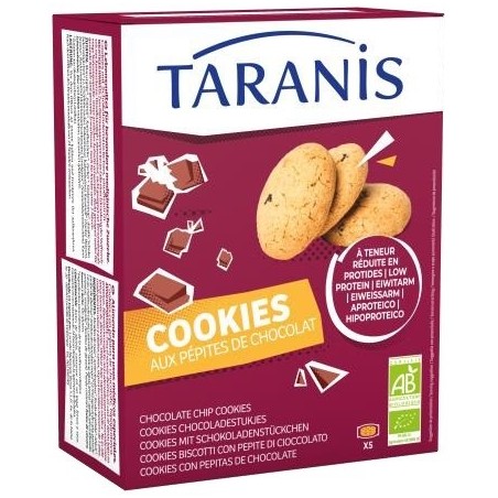 Taranis cookies con pepite al cioccolato 5 monoporzioni da 32 g