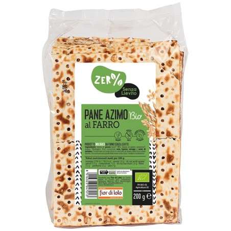 Zero% glutine pane azzimo farro bio 200 g