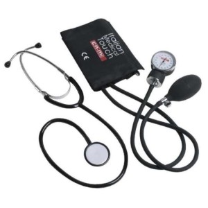 Sfigmomanometro aneroide con stetoscopio a-100