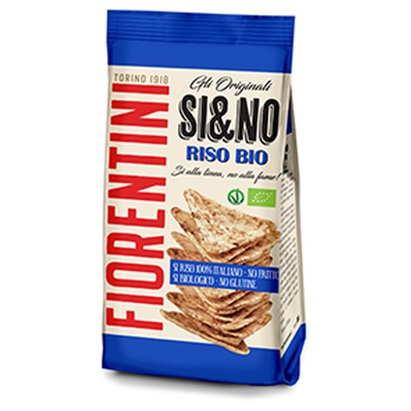 Si&no riso bio mini gallette di riso al sale marino 100 g Si&no riso bio mini gallette di riso al sale marino 100 g