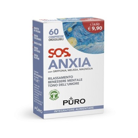 Puro sos anxia 60 compresse orosolubili