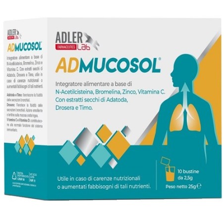 Admucosol 10 bustine