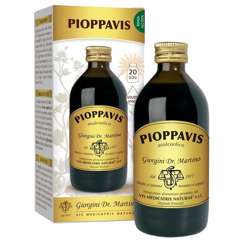 Pioppavis liquido analcoolico 200 ml Pioppavis liquido analcoolico 200 ml
