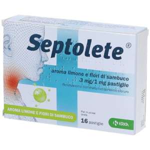 Septolete aroma limone e fiori di sambuco 3 mg/1 mg pastiglie