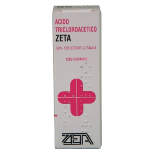 Acido tricloroacetico (zeta farmaceutici) soluz cutanea 1 flacone 10 ml 50%