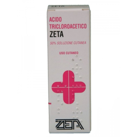 Acido tricloroacetico (zeta farmaceutici) soluz cutanea 1 flacone 10 ml 50%