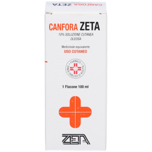 Canfora (zeta farmaceutici) soluz cutanea oleosa 100 ml 10%