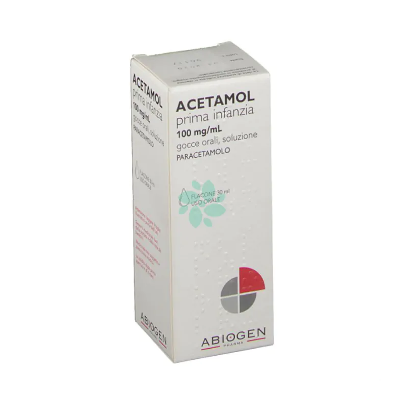 Acetamol prima infanzia orale gocce 30 ml 100 mg/ml