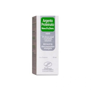Argento proteinato (new.fa.dem.) ad gocce orl 10 ml 2%