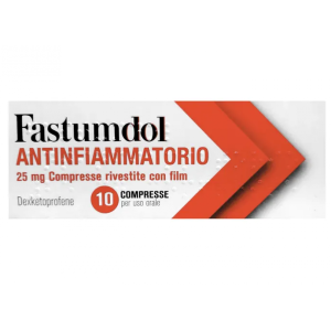 Fastumdol antinfiammatorio 10 compresse riv 25 mg