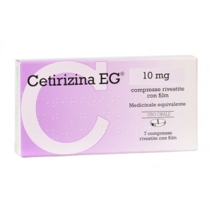 Cetirizina (eg) 7 compresse riv 10 mg