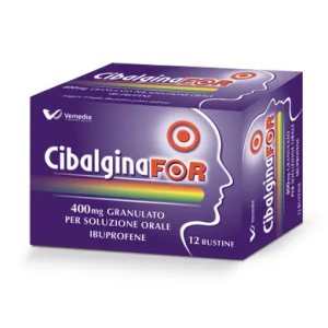 Cibalginafor orale 12 bustine grat 400 mg