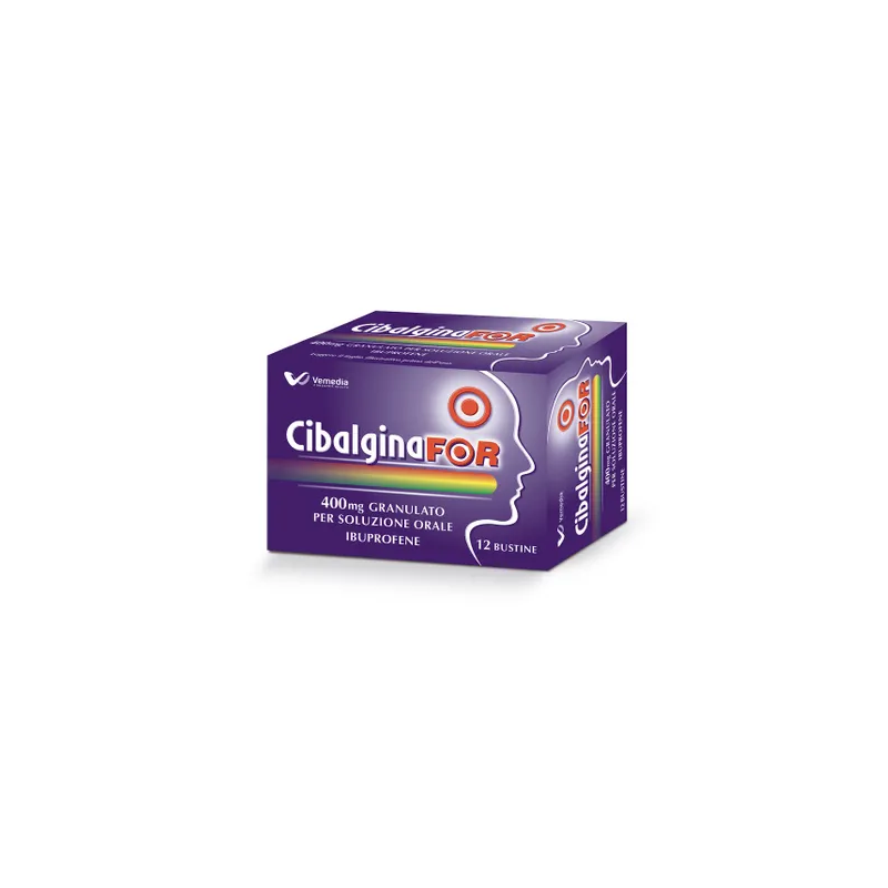 Cibalginafor orale 12 bustine grat 400 mg