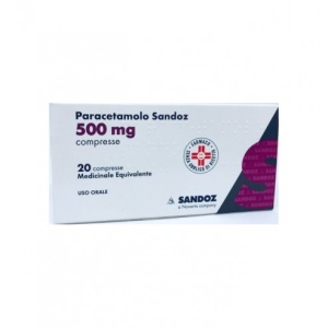 Paracetamolo (sandoz) 20 compresse 500 mg