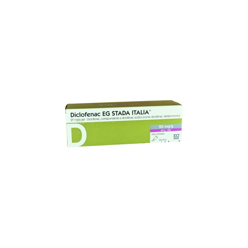 Diclofenac (eg stada italia) gel 60 g 20 mg/g