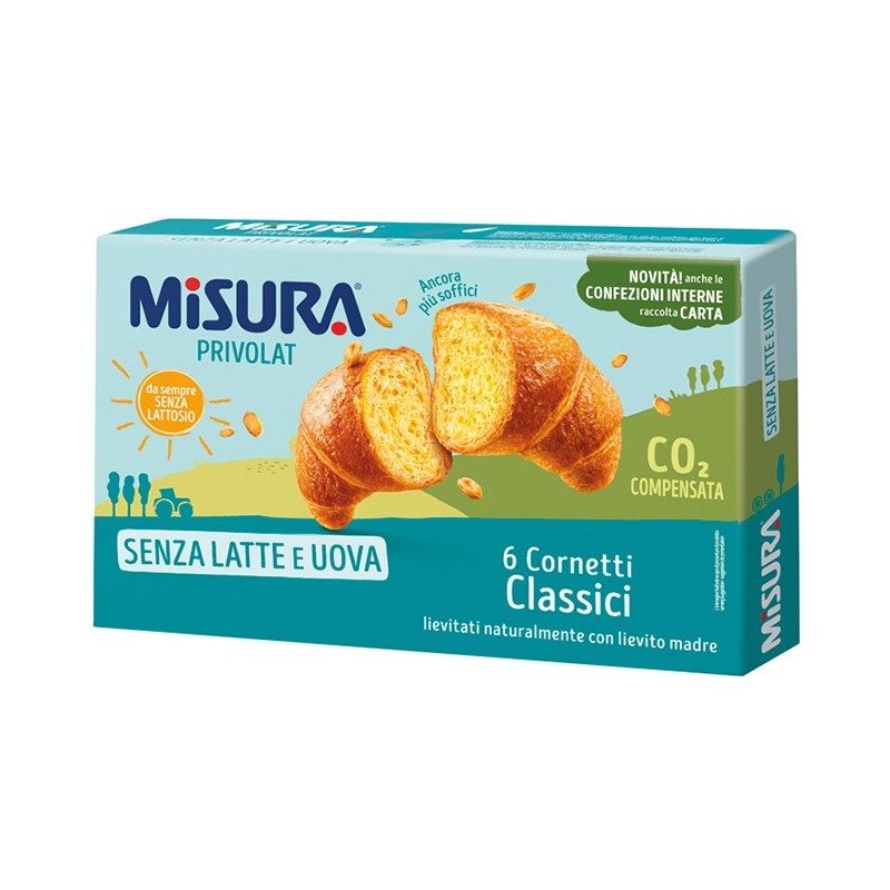 Misura cornetti privolat classico senza olio di palma 240 g