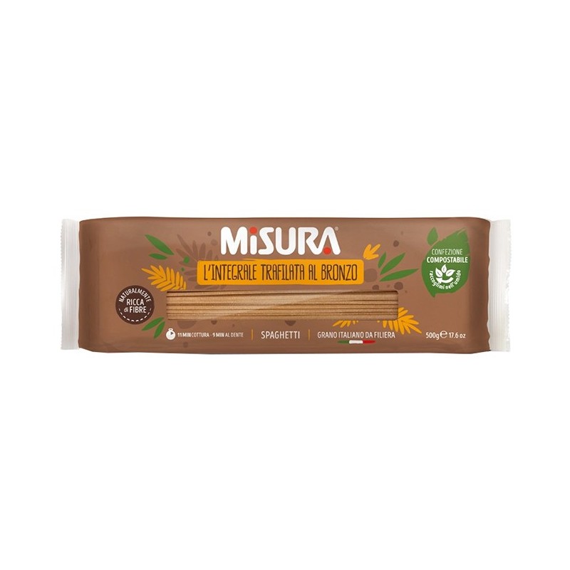 Misura spaghetti integrali con germe di grano 500 g