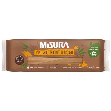 Misura spaghetti integrali con germe di grano 500 g