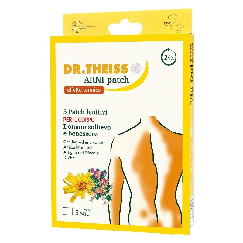 Theiss arni patch effetto termico 5 pezzi Theiss arni patch effetto termico 5 pezzi