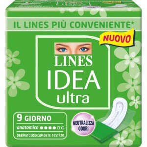 Lines idea ultra anatomico 9 pezzi