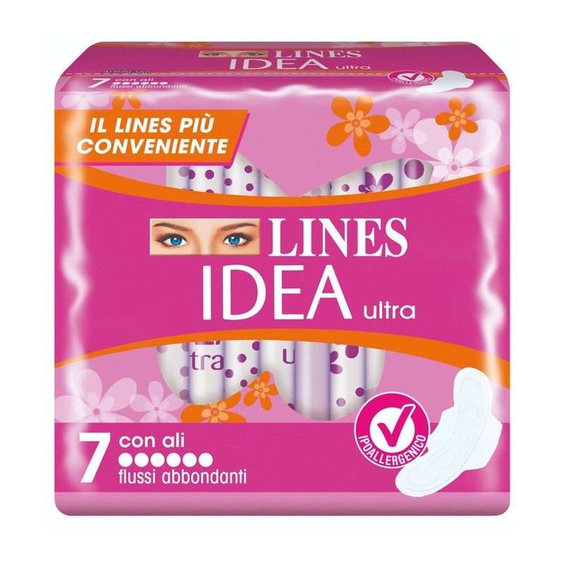 Lines idea ultra flussi abbondanti 7 pezzi