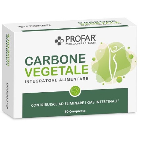 Profar carbone vegetale 80 compresse Profar carbone vegetale 80 compresse