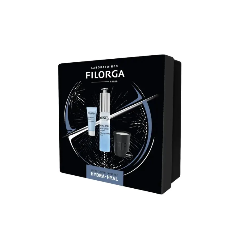 Filorga xmas box hydra 2023 1 hydra hyal serum 30 ml + 1 hydra hyal cream 15 ml + 1 mini candle Filorga xmas box hydra 2023 1 hydra hyal serum 30 ml + 1 hydra hyal cream 15 ml + 1 mini candle
