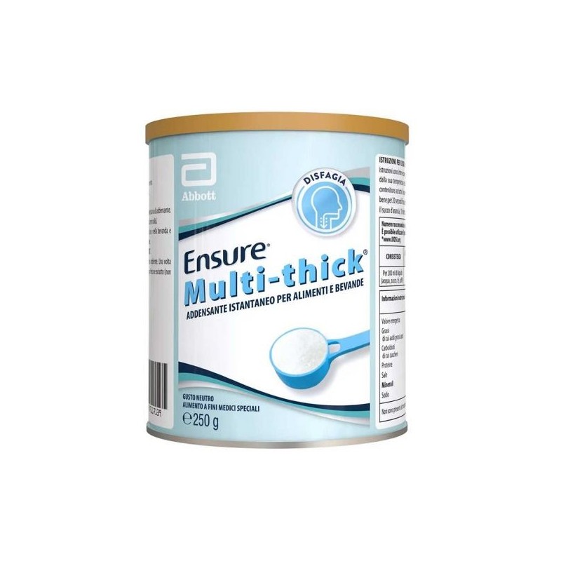 Ensure multi thick addensante istantaneo barattolo 250 g Ensure multi thick addensante istantaneo barattolo 250 g