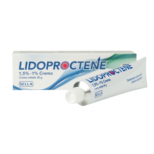 Lidoproctene crema derm 30 g 1,5% + 1%