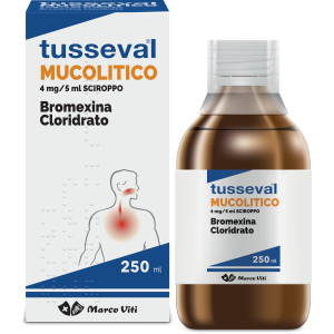 Tusseval mucolitico scir 250 ml 4 mg/5 ml