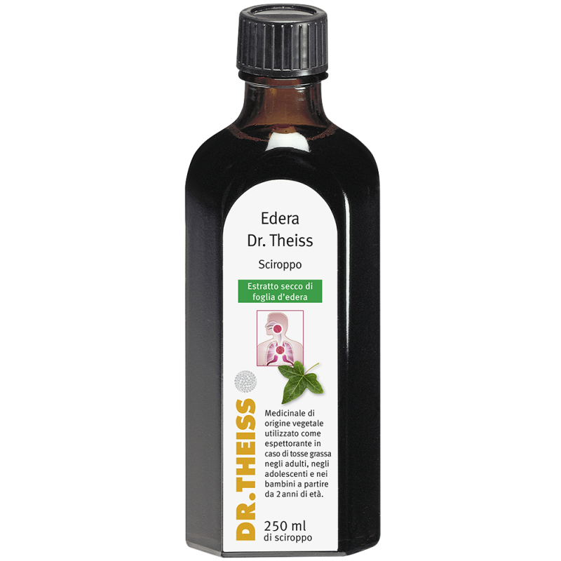Edera dr theiss 1 flacone 250 ml sciroppo con bicchiere dosatore Edera dr theiss 1 flacone 250 ml sciroppo con bicchiere dosatore