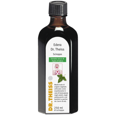 Edera dr theiss 1 flacone 250 ml sciroppo con bicchiere dosatore Edera dr theiss 1 flacone 250 ml sciroppo con bicchiere dosatore