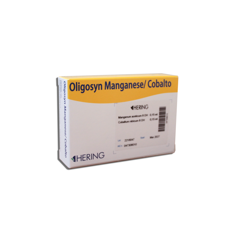 Oligosyn manganese cobalto orale 15 contenitori monodose 2 ml Oligosyn manganese cobalto orale 15 contenitori monodose 2 ml