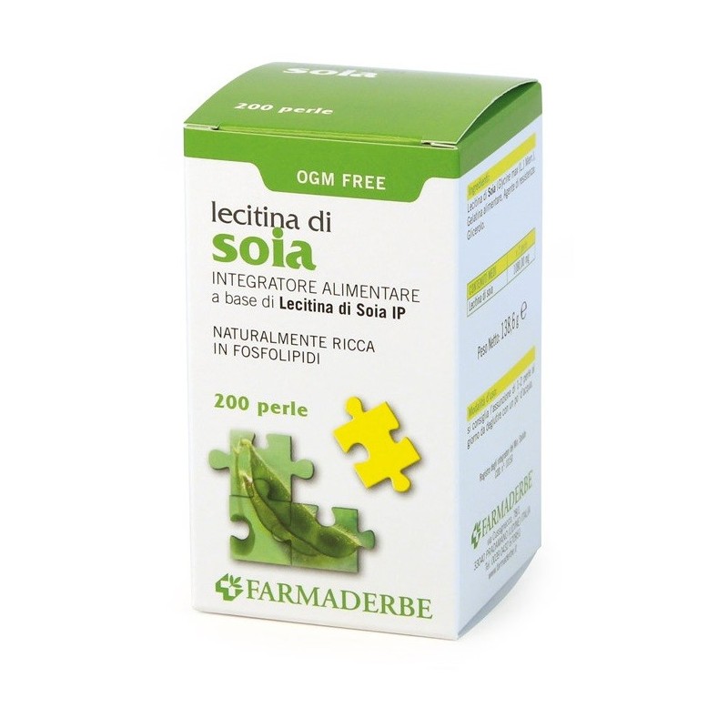 Lecitina di soia 200 perle