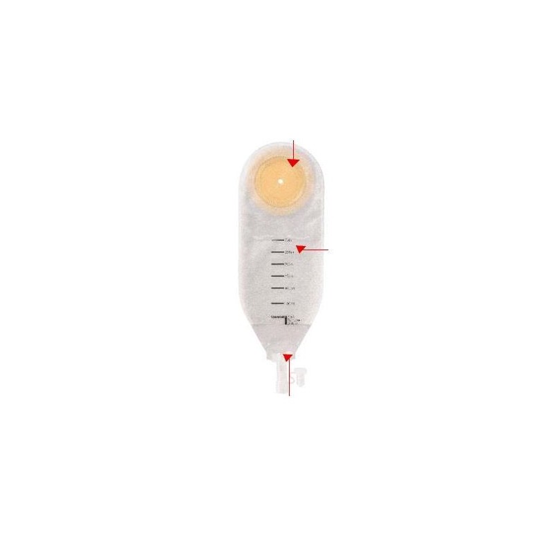 Sacca per drenaggio coloplast midi non sterile 300 ml 20 pezzi articolo 2245 Sacca per drenaggio coloplast midi non sterile 300 ml 20 pezzi articolo 2245