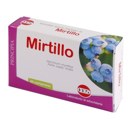 Mirtillo estratto secco 60 compresse Mirtillo estratto secco 60 compresse