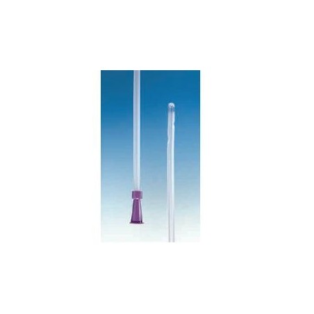 Sonda per urologia con fustella uomo punta nelaton lunghezza40 cm ch18 30 pezzi