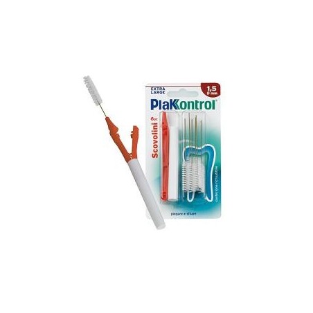Plakkontrol minigrip scovolino 1,5 mm 6 pezzi Plakkontrol minigrip scovolino 1,5 mm 6 pezzi