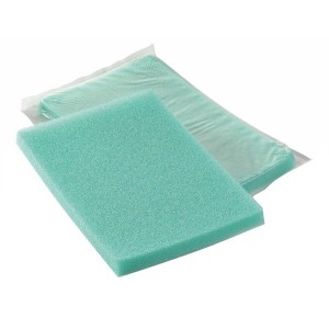 Medicazione in compresse di poliuretano espanso formato da reticoli cellulari a nido d'ape 10pz 15x10x2cm