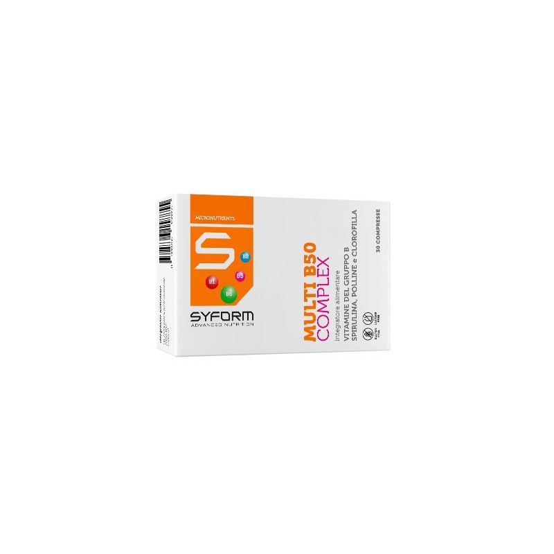 Multi b50 complex 30 compresse da 1200 mg